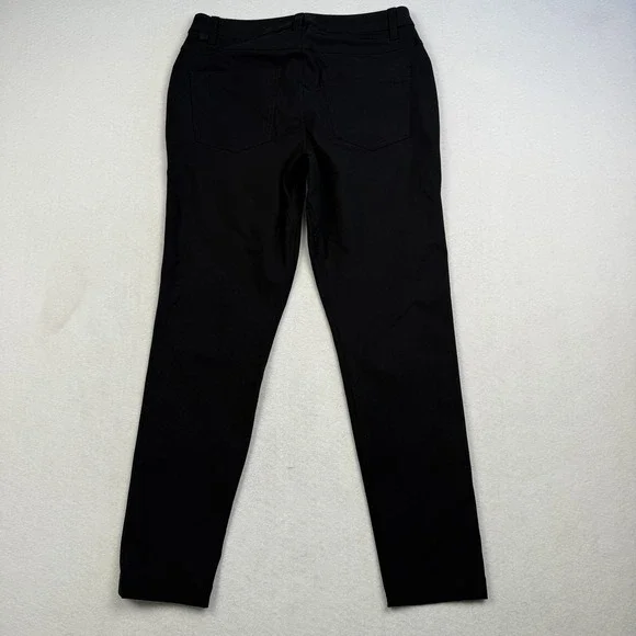 Lululemon Pants Mens 28x28 Black Tech Chino Slim Tapered Casual Golf Travel - Picture 7 of 10